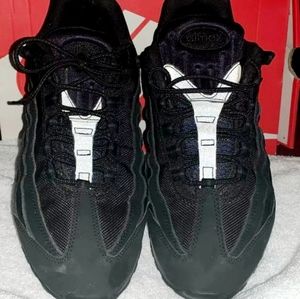 Triple Black Air Max 95, size 12